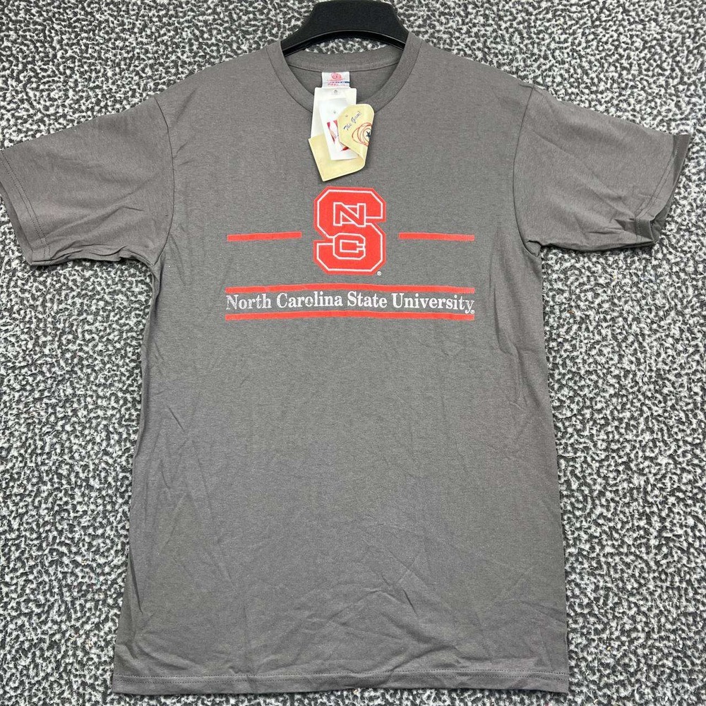 NC State Wolfpack University Shirt Men Medium Gray American Threads New M